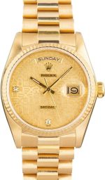 Cheapest Rolex Day-Date 18038 36mm Yellow Gold Jubilee Dial