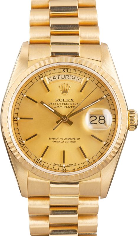 Clean Factory Super Clone Rolex Day-Date 18038 Champagne 36mm