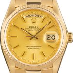 Clean Factory Super Clone Rolex Day-Date 36 Champagne 18038