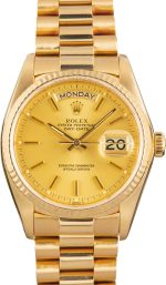 Clean Factory Super Clone Rolex Day-Date 36 Champagne 18038