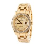 Clean Factory Super Clone Rolex Day-Date 18948 Gold AAA Rep - Image 3