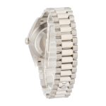 Clean Factory Super Clone Rolex Day-Date 40 Platinum Green Dial - Image 4