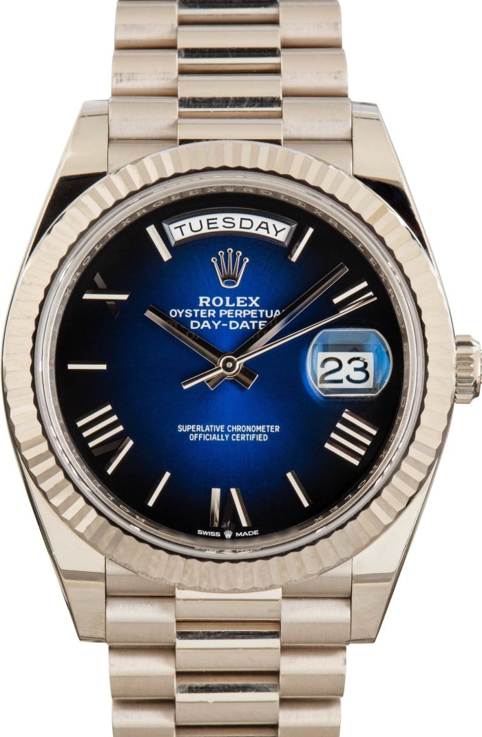 Super Clone Rolex Day-Date 40 President 228239 Blue Dial AAA - Image 2
