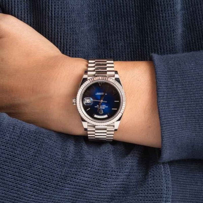 Super Clone Rolex Day-Date 40 President 228239 Blue Dial AAA - Image 5