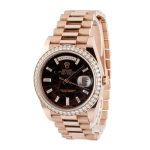 Clean Factory Super Clone Rolex Day-Date 40 Rose Gold Diamond - Image 3