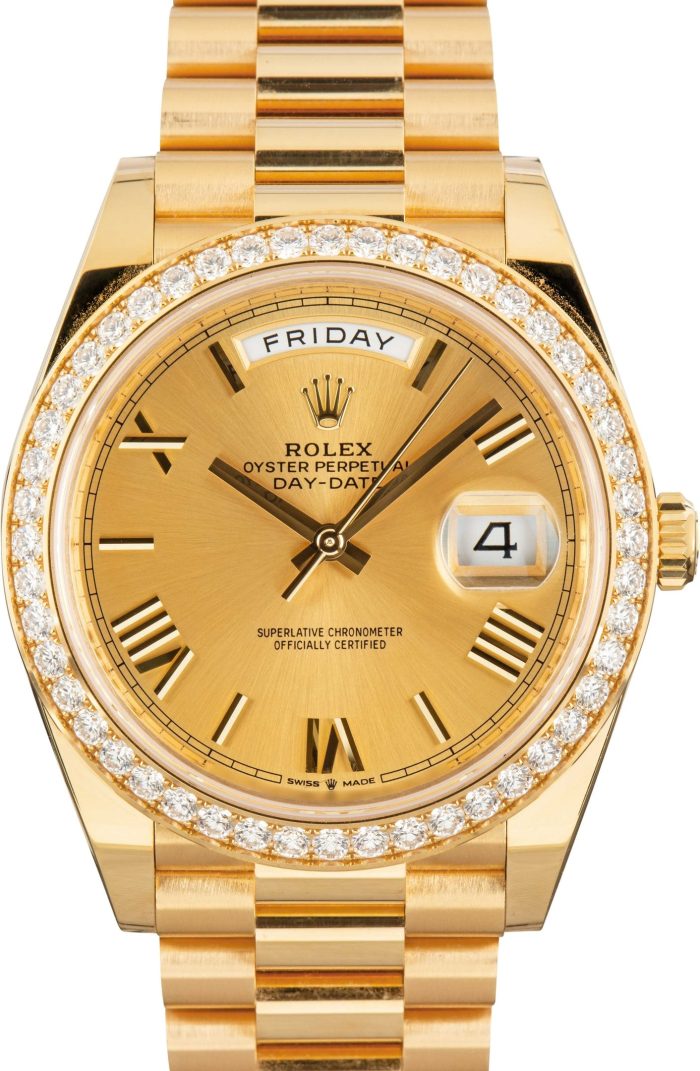 Super Clone Rolex Day-Date 40 228348 Diamond Bezel AAA - Image 2