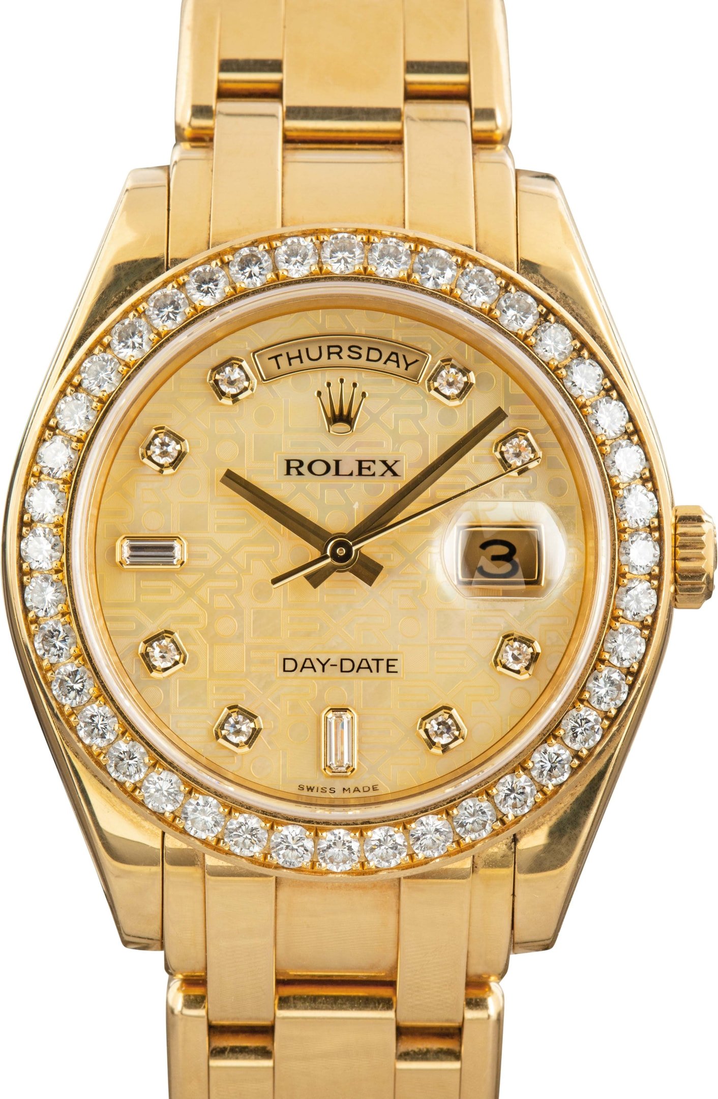 zUsed-Rolex-Day-Date-Yellow-Gold-36-18948-SKU175885 Clean Factory Super Clone Rolex Day-Date 18948 Gold AAA Rep - Image 1
