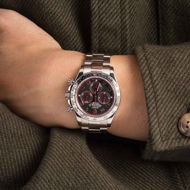Super Clone Rolex Daytona 116509 White Gold Chronograph