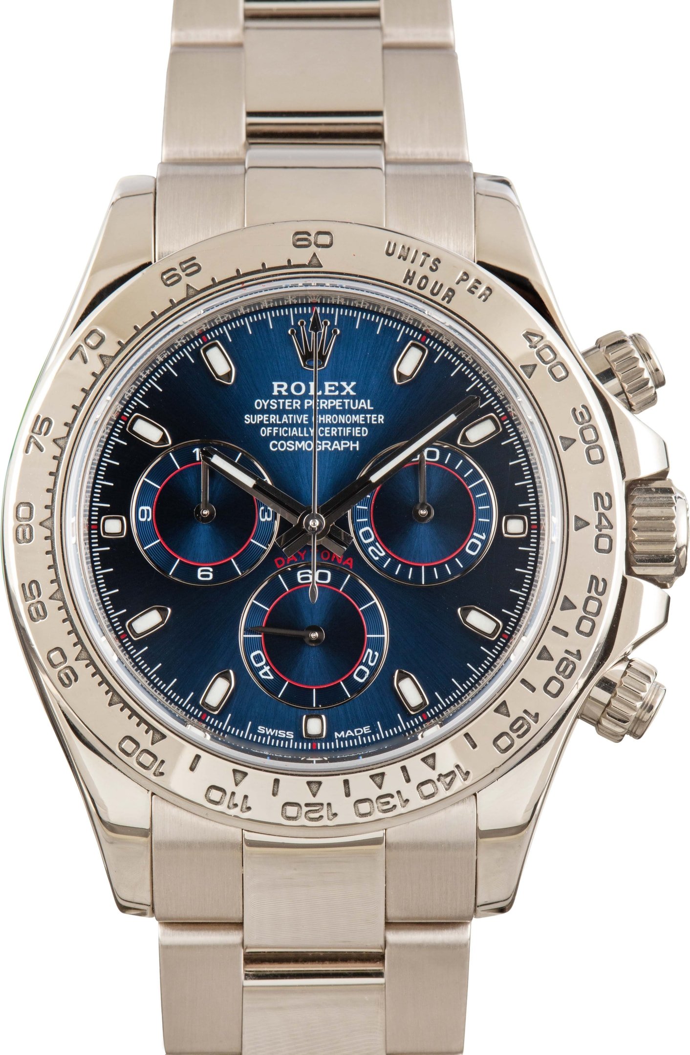 zUsed-Rolex-Daytona-116509-SKU183856 Super Clone Rolex Daytona 116509 Blue Dial White Gold - Image 1