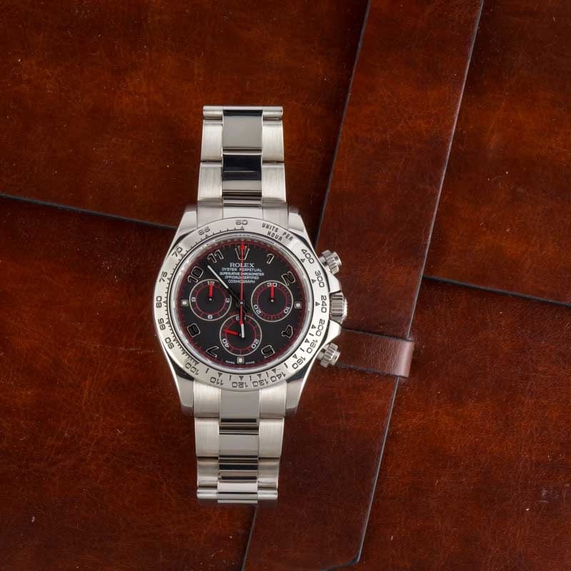 Super Clone Rolex Daytona 116509 White Gold Chronograph