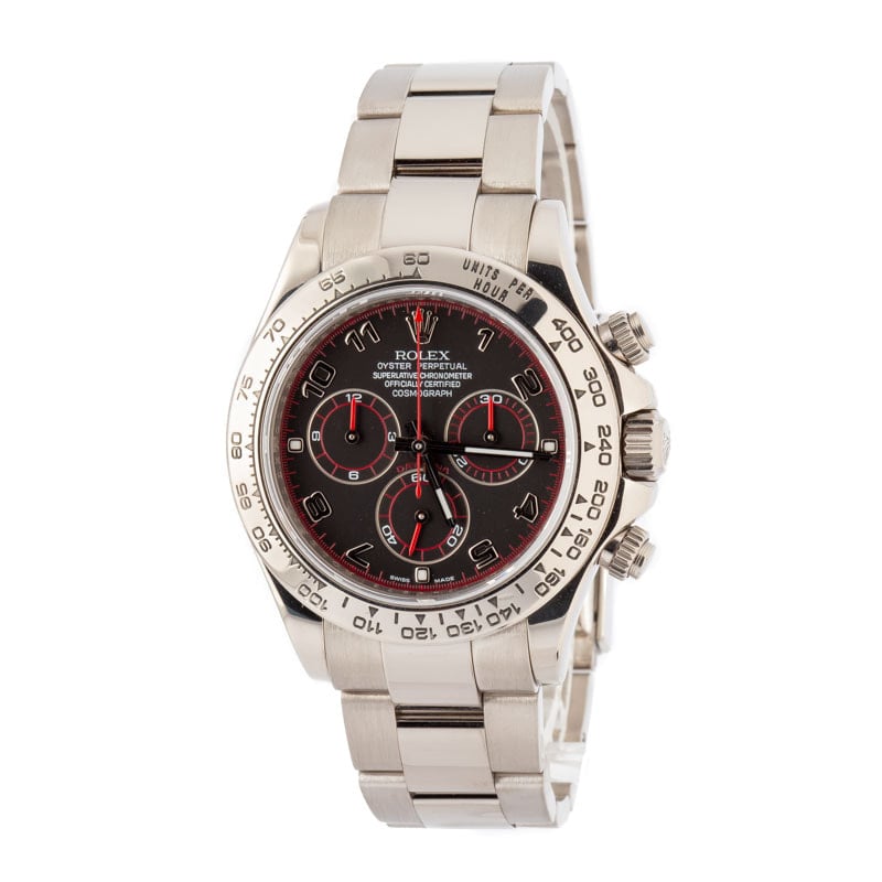 Super Clone Rolex Daytona 116509 White Gold Chronograph