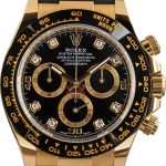 Super Clone Rolex Daytona 116518 Black Diamond Dial Clean Factory