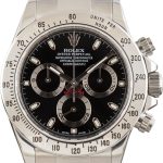 Super Clone Rolex Daytona 116520 Black Dial Steel Oyster