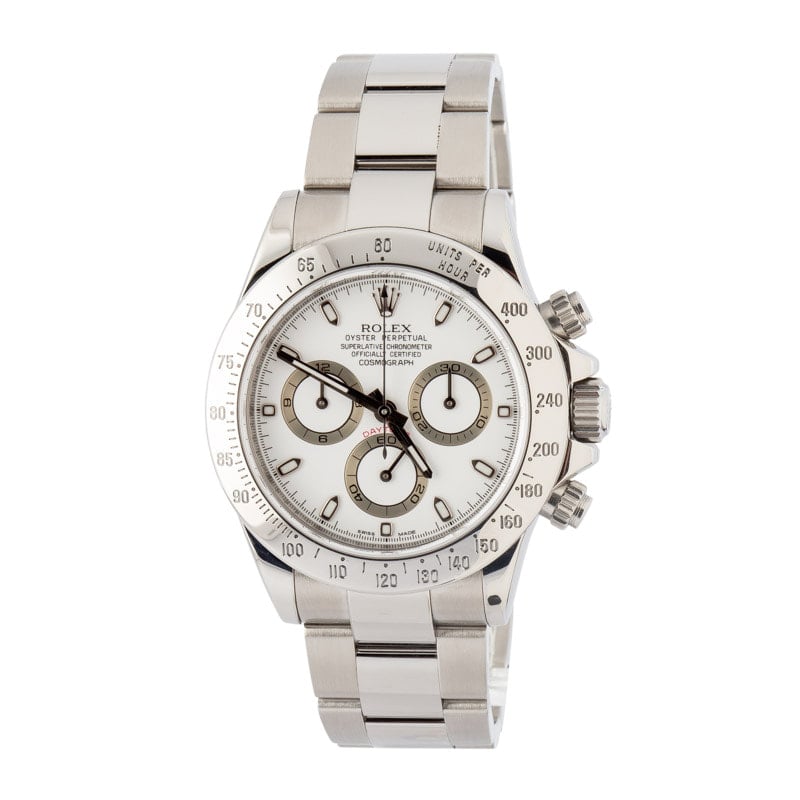 Clean Factory Super Clone Rolex Daytona 116520 White Dial