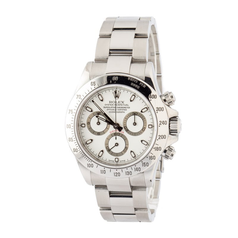 Clean Factory Super Clone Rolex Daytona 116520 White Dial