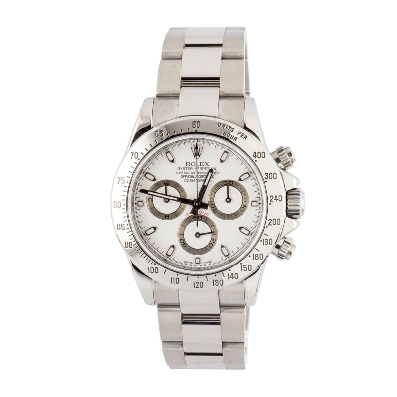 Clean Factory Super Clone Rolex Daytona 116520 White Dial