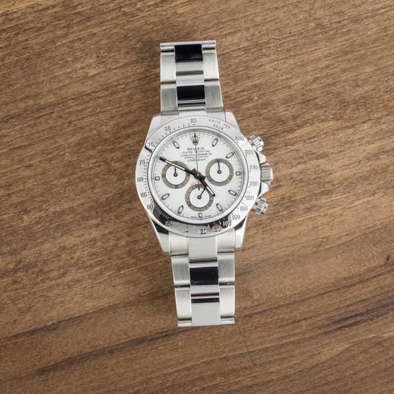 Clean Factory Super Clone Rolex Daytona 116520 White Dial
