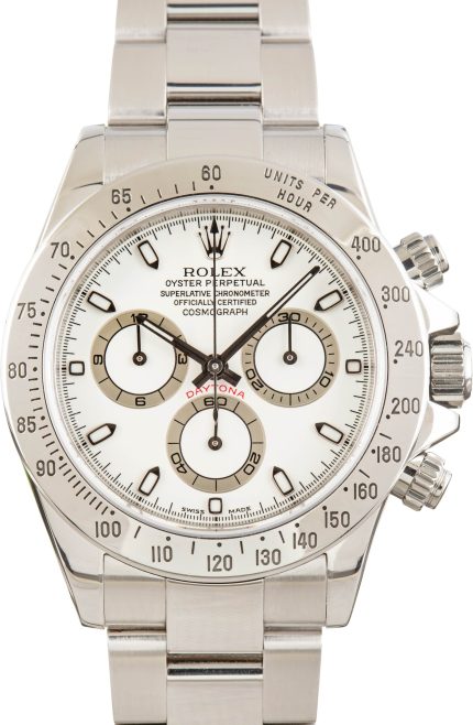 Clean Factory Super Clone Rolex Daytona 116520 White Dial