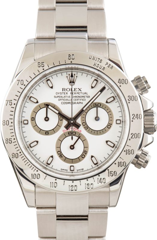Clean Factory Super Clone Rolex Daytona 116520 White Dial