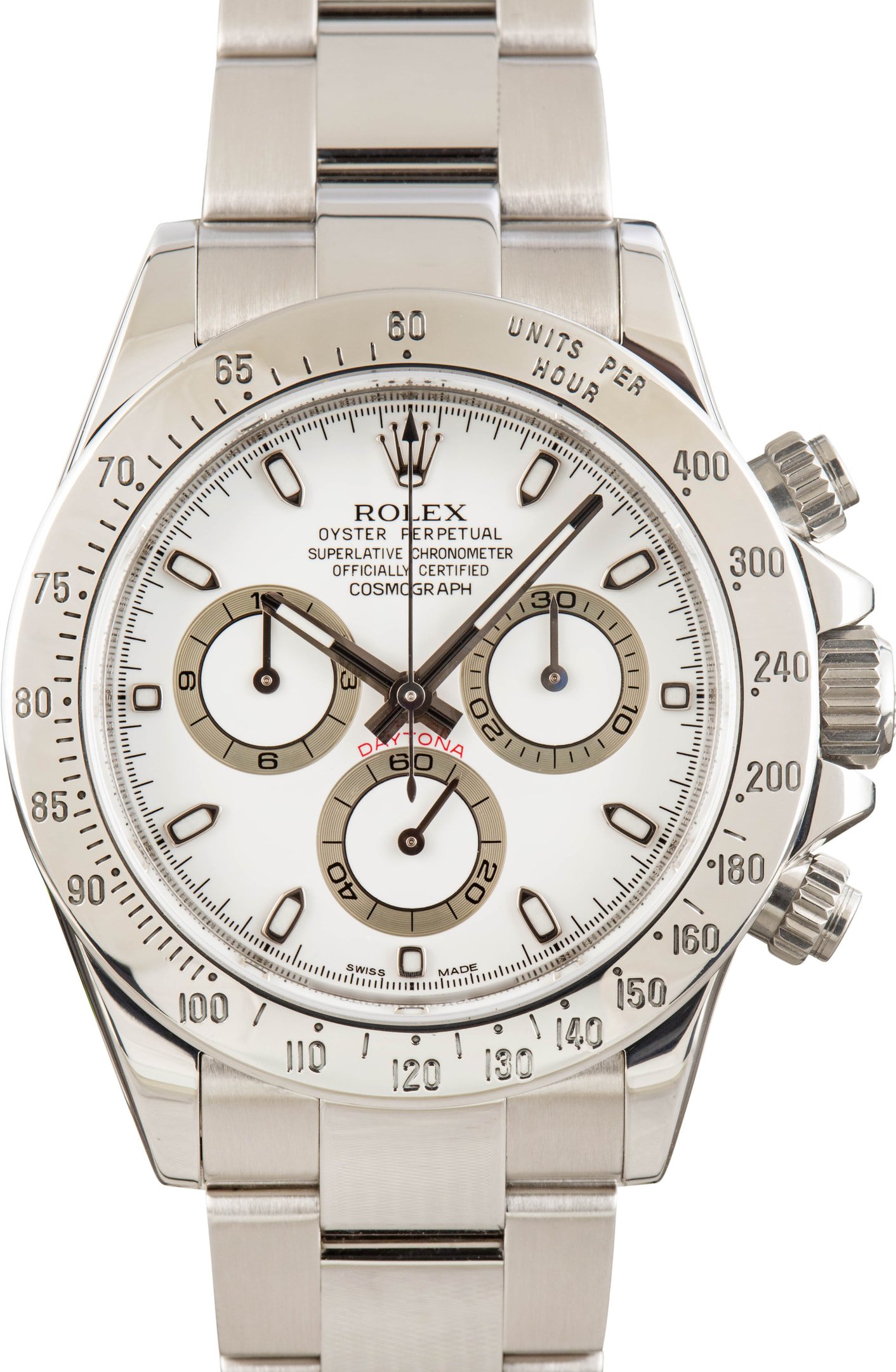 zUsed-Rolex-Daytona-116520-White-Dial-SKU182510 Clean Factory Super Clone Rolex Daytona 116520 White Dial - Image 1