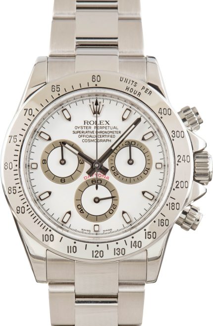 Clean Factory Super Clone Rolex Daytona 116520 White Dial