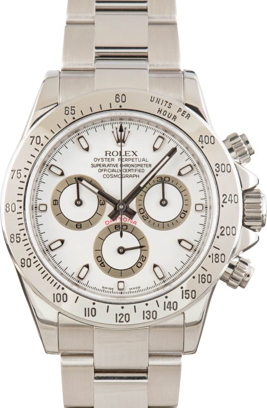Clean Factory Super Clone Rolex Daytona 116520 White Dial