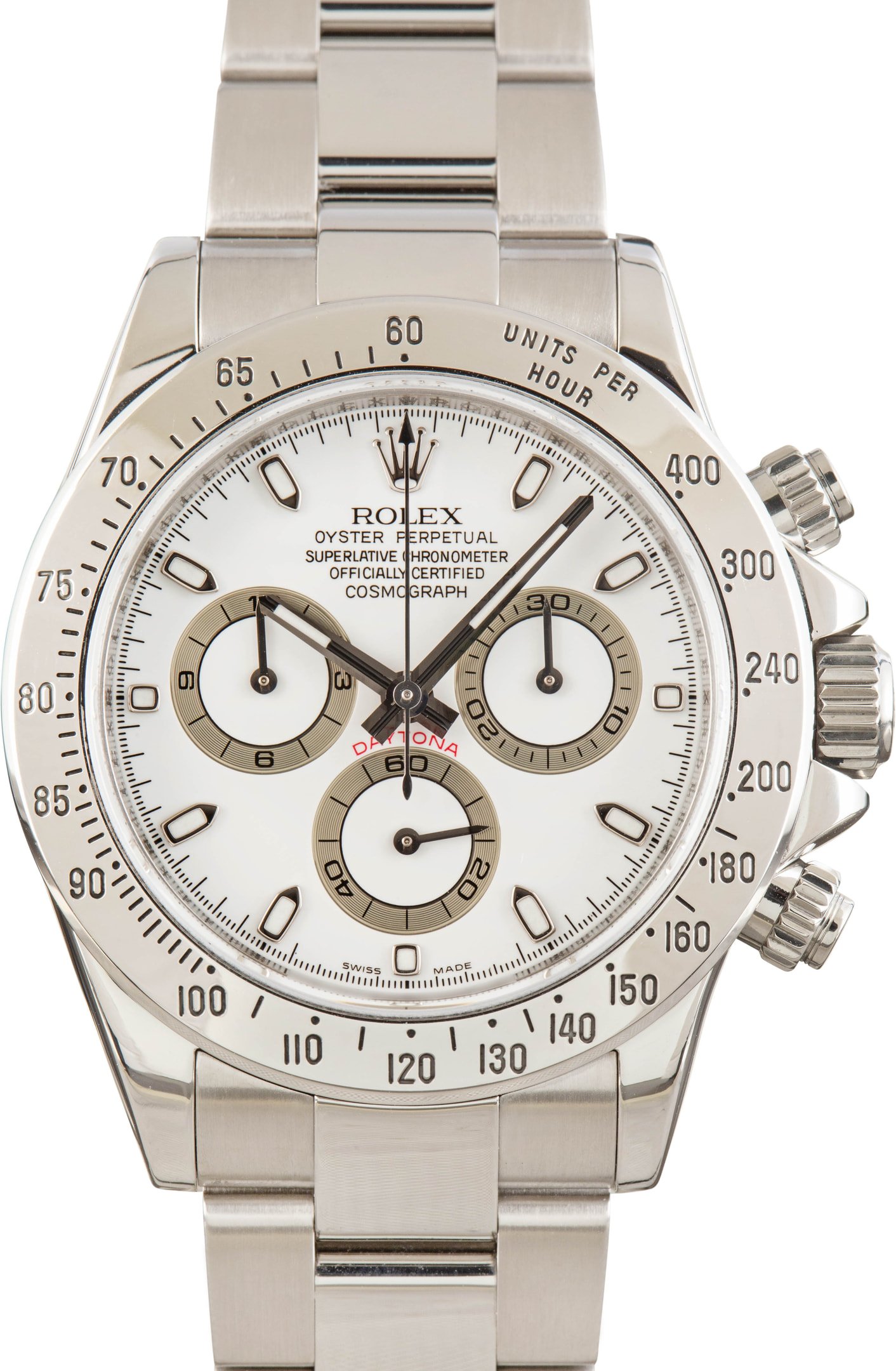 zUsed-Rolex-Daytona-116520-White-Index-Dial-SKU183251 Clean Factory Super Clone Rolex Daytona 116520 White Dial - Image 1
