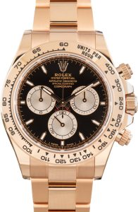 Clean Factory Super Clone Rolex Daytona 126505 Everose Gold Black Dial