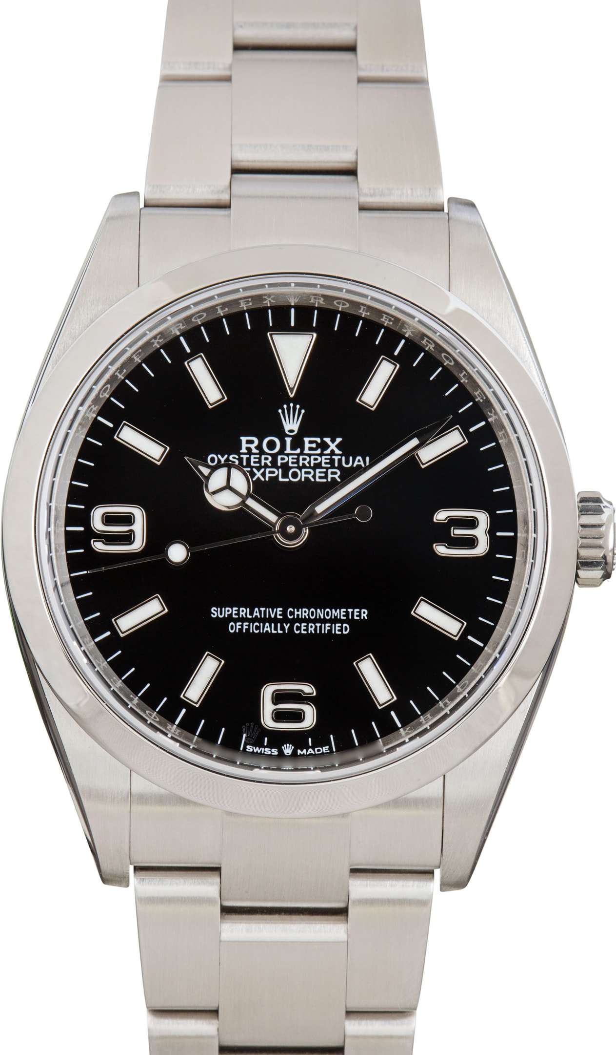 zUsed-Rolex-Explorer-124270-Black-Arabic-Dial-SKU183315 Clean Factory Super Clone Rolex Explorer 124270 36mm AAA Rep - Image 1