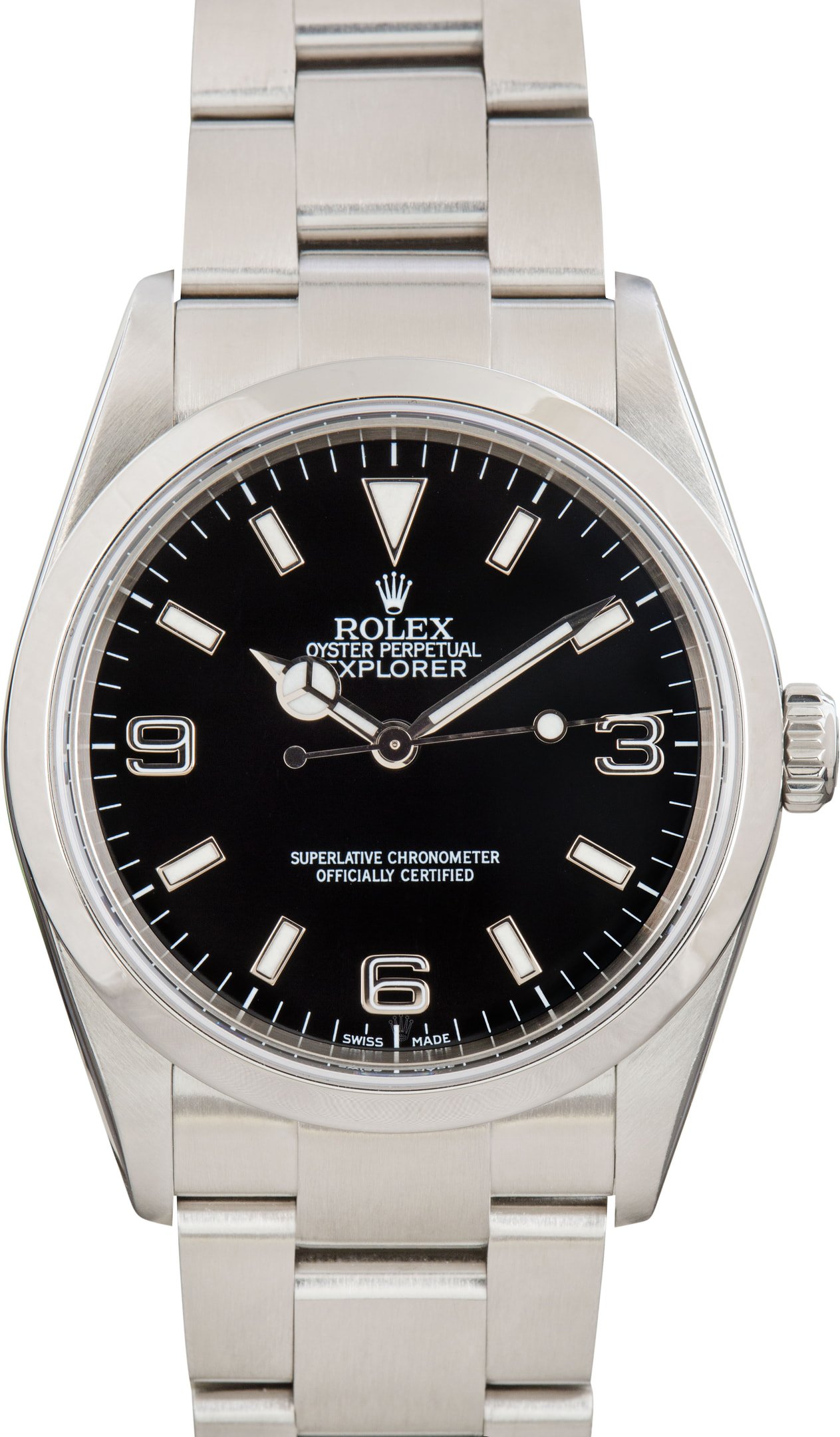 zUsed-Rolex-Explorer-36-114270-Black-Dial-SKU181323 Super Clone Rolex Explorer 114270 36mm Black Clean Factory - Image 1