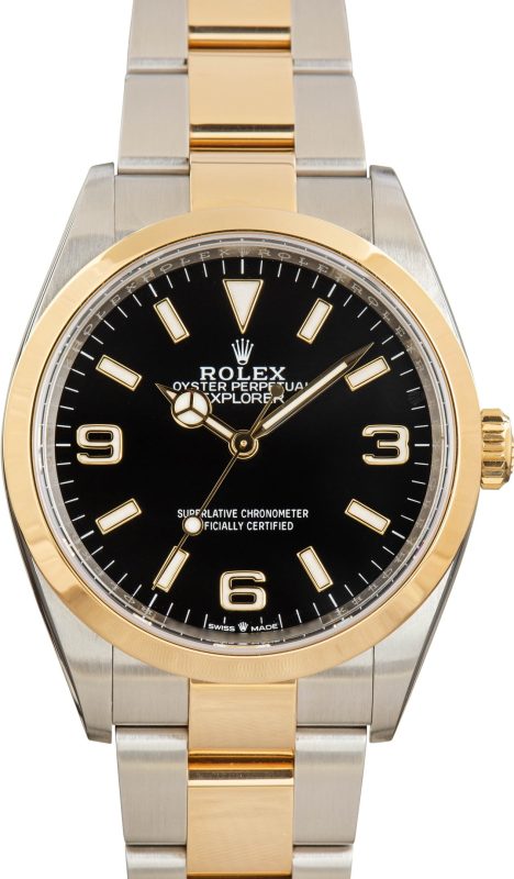Super Clone Rolex Explorer 124273 Two-Tone AAA Replica