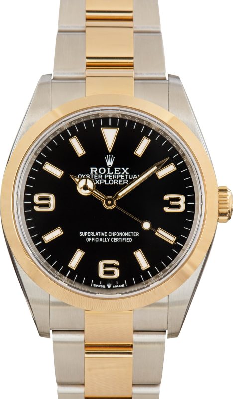 Clean Factory Super Clone Rolex Explorer 124273 Two-Tone 36mm