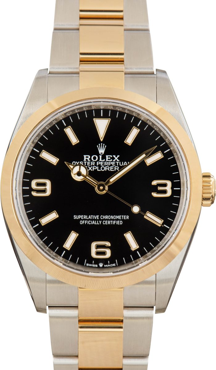 Clean Factory Super Clone Rolex Explorer 124273 Two-Tone 36mm - Image 2