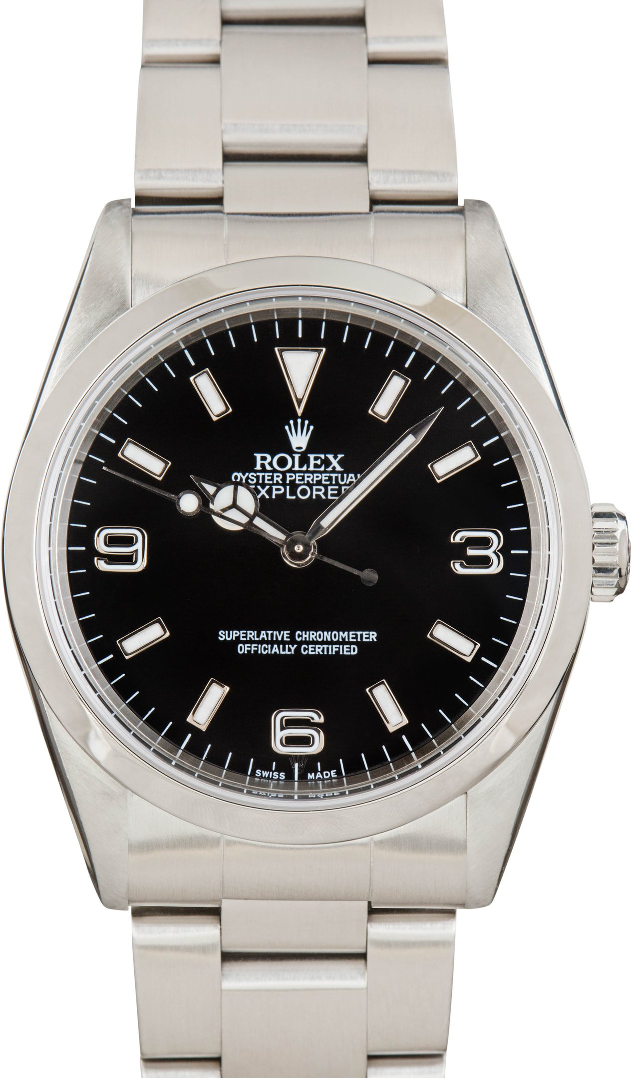 zUsed-Rolex-Explorer-36-14270-Black-Dial-SKU175345 Clean Factory Super Clone Rolex Explorer 14270 Steel Oyster 36MM - Image 1