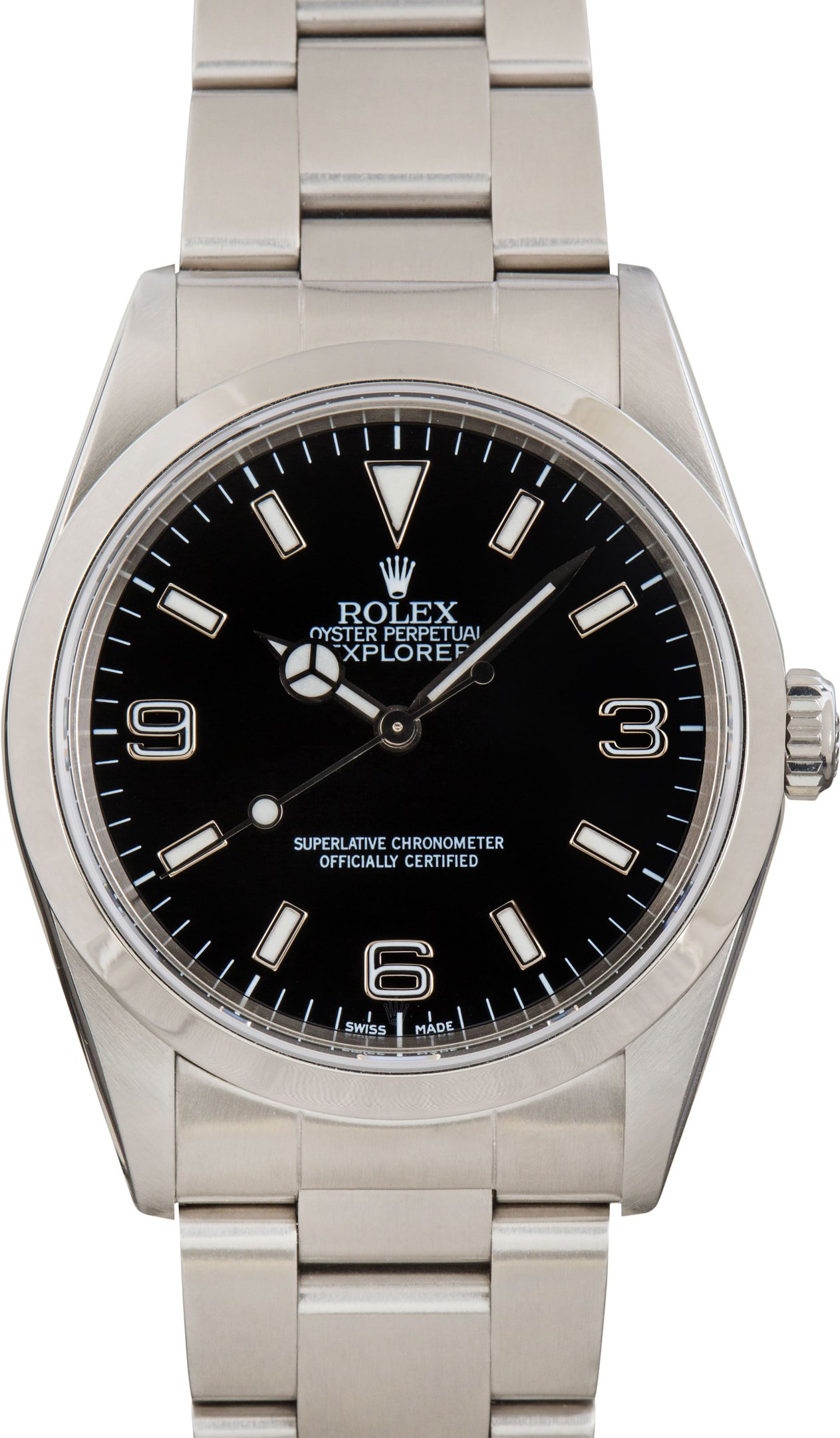 zUsed-Rolex-Explorer-36-14270-Black-Dial-SKU181622 Super Clone Rolex Explorer 14270 36mm Clean Factory AAA Rep - Image 1