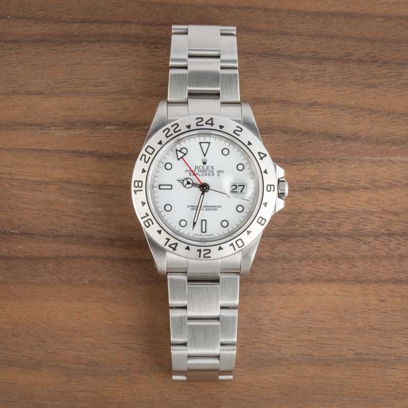 Clean Factory Super Clone Rolex Explorer II 16570 Polar White Dial