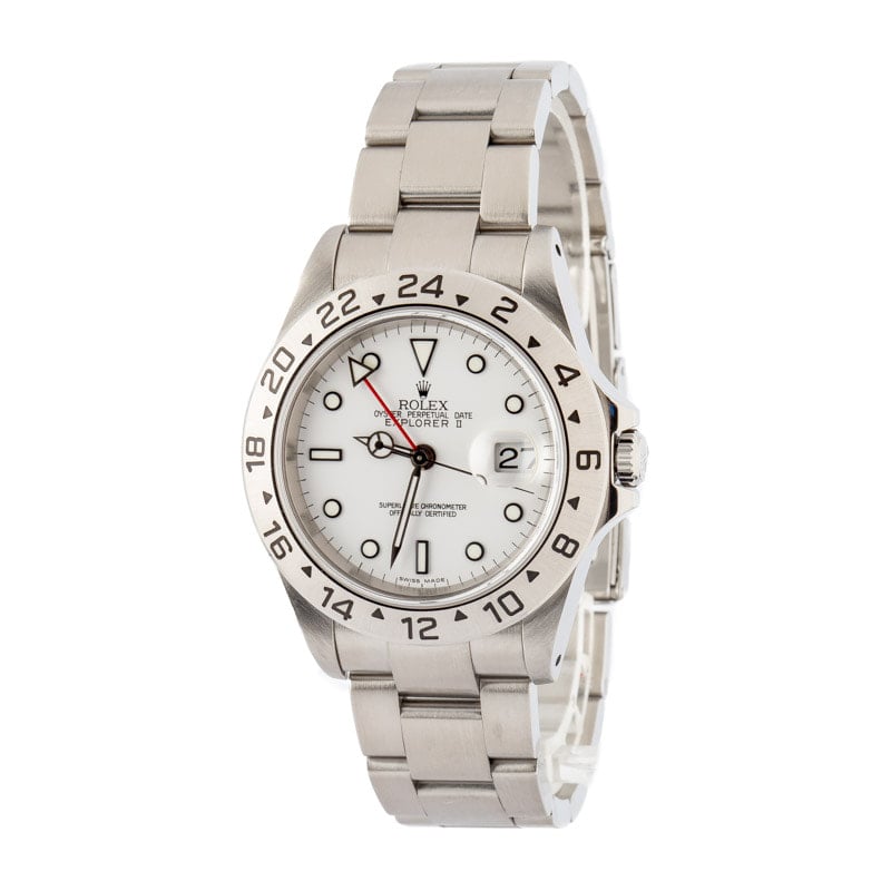 Clean Factory Super Clone Rolex Explorer II 16570 Polar White Dial