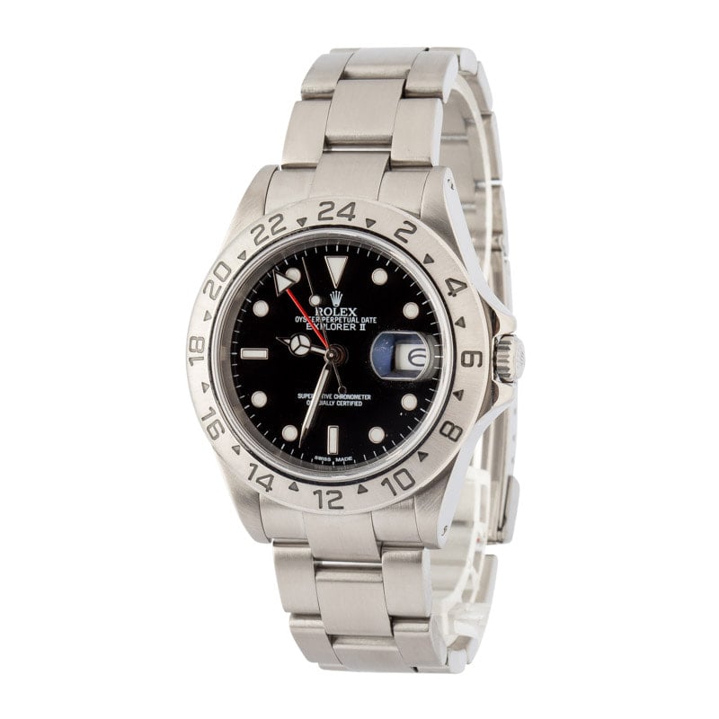 Clean Factory Super Clone Rolex Explorer II 16570 Black 40mm