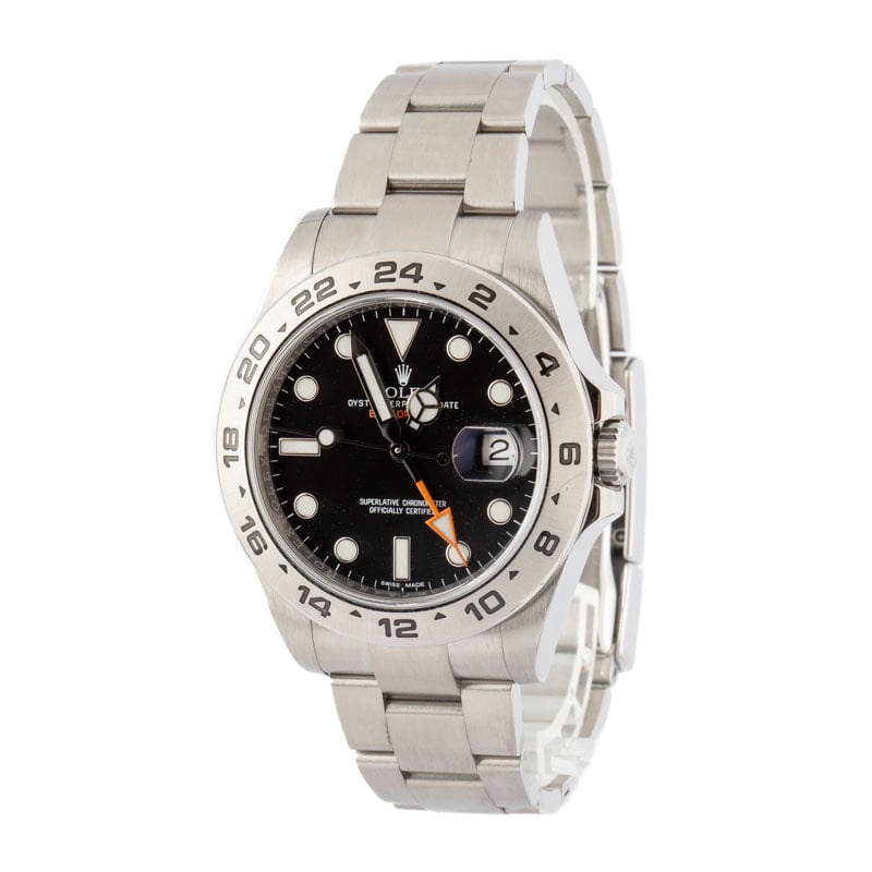 Clean Factory Super Clone Rolex Explorer II 216570 Black Dial