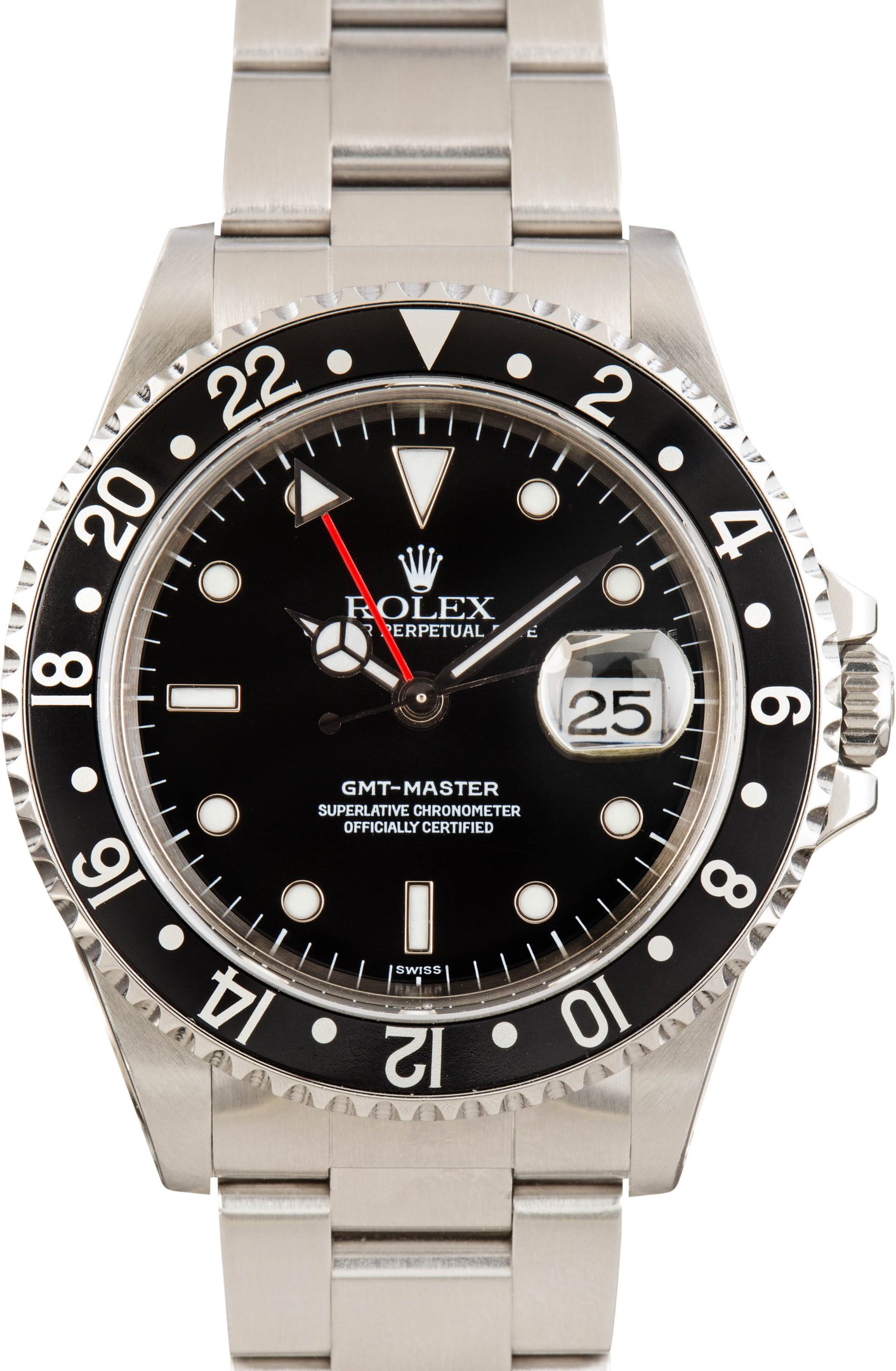 zUsed-Rolex-GMT-Master-16700-Black-Luminova-Dial-SKU181742 Clean Factory Super Clone Rolex GMT-Master 16700 Black Dial AAA - Image 1