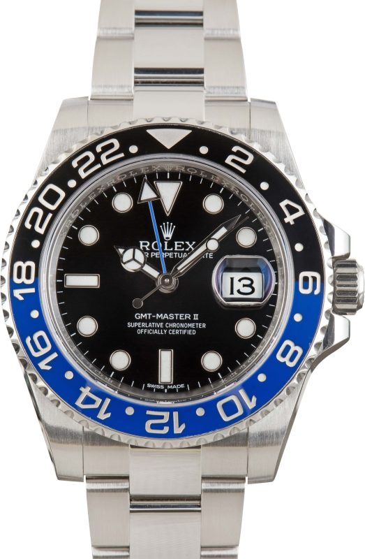 Super Clone Rolex GMT-Master II 116710 Batman Stainless Steel