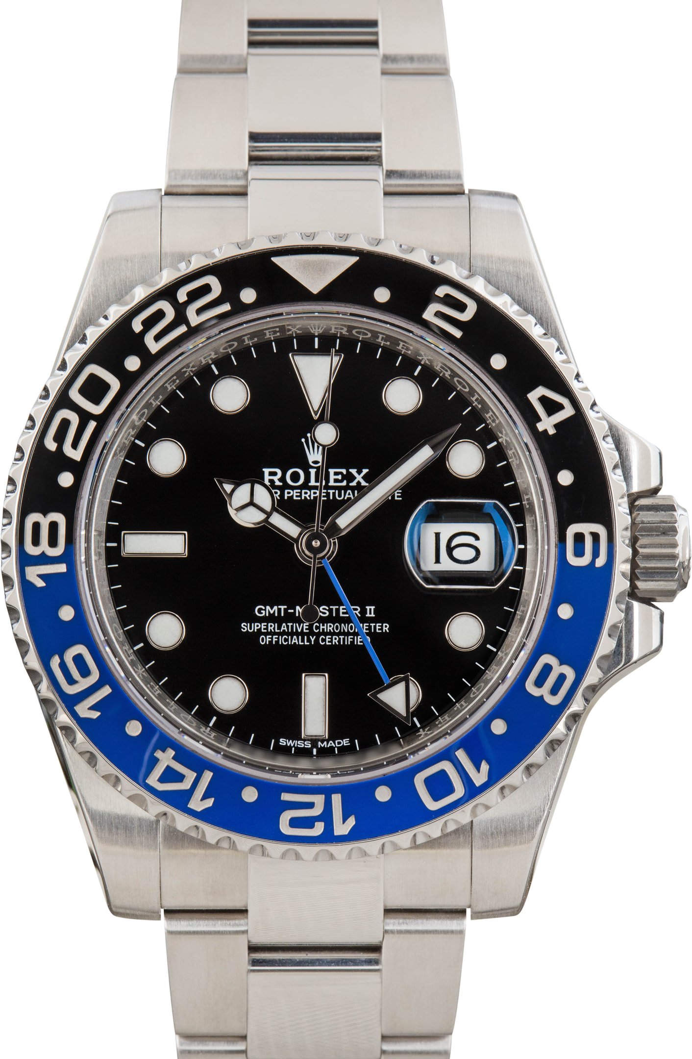 zUsed-Rolex-GMT-Master-II-116710-SKU181609 Super Clone Rolex GMT-Master II 116710BLNR Batman 40mm - Image 1
