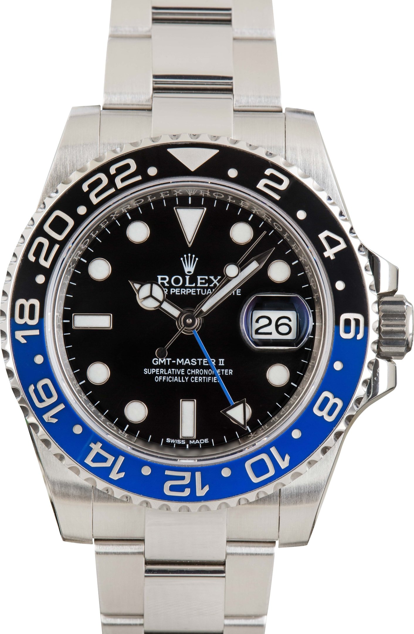 zUsed-Rolex-GMT-Master-II-116710-SKU183280 Super Clone Rolex GMT-Master II 116710 Batman Clean Factory - Image 1