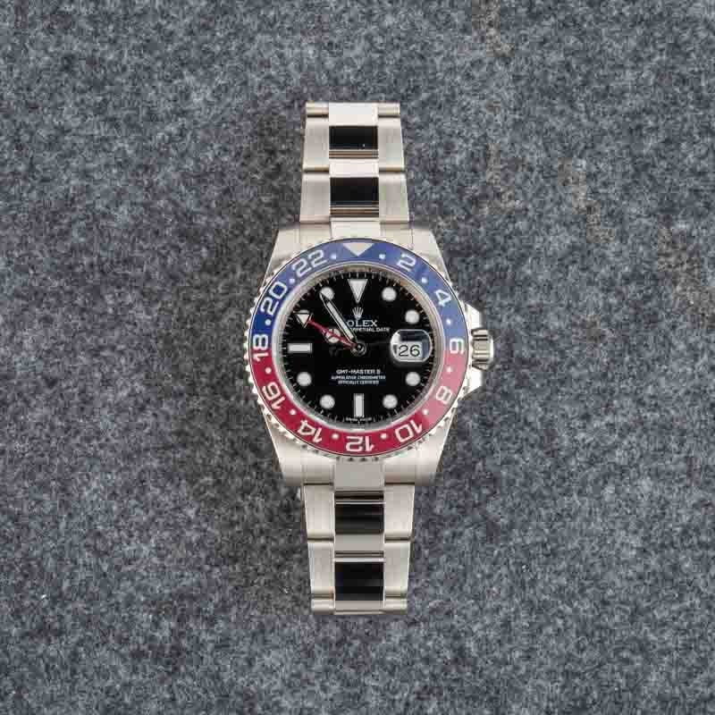 Super Clone Rolex GMT-Master II 116719 Pepsi White Gold