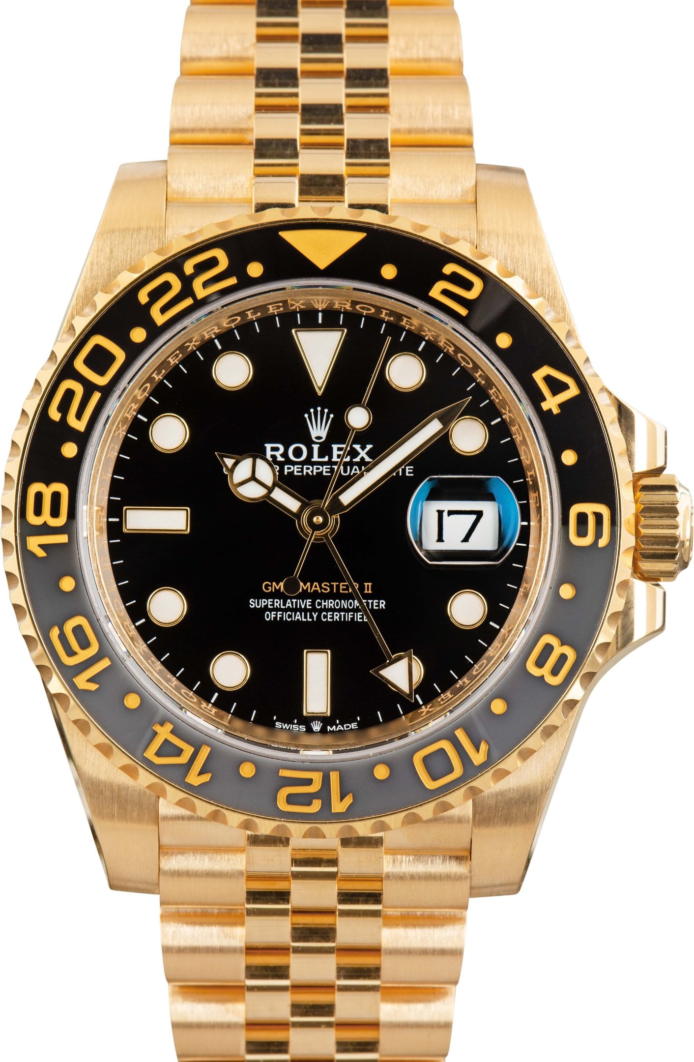 zUsed-Rolex-GMT-Master-II-126718-SKU183807 Super Clone Rolex GMT-Master II 126718 Yellow Gold AAA Rep - Image 1