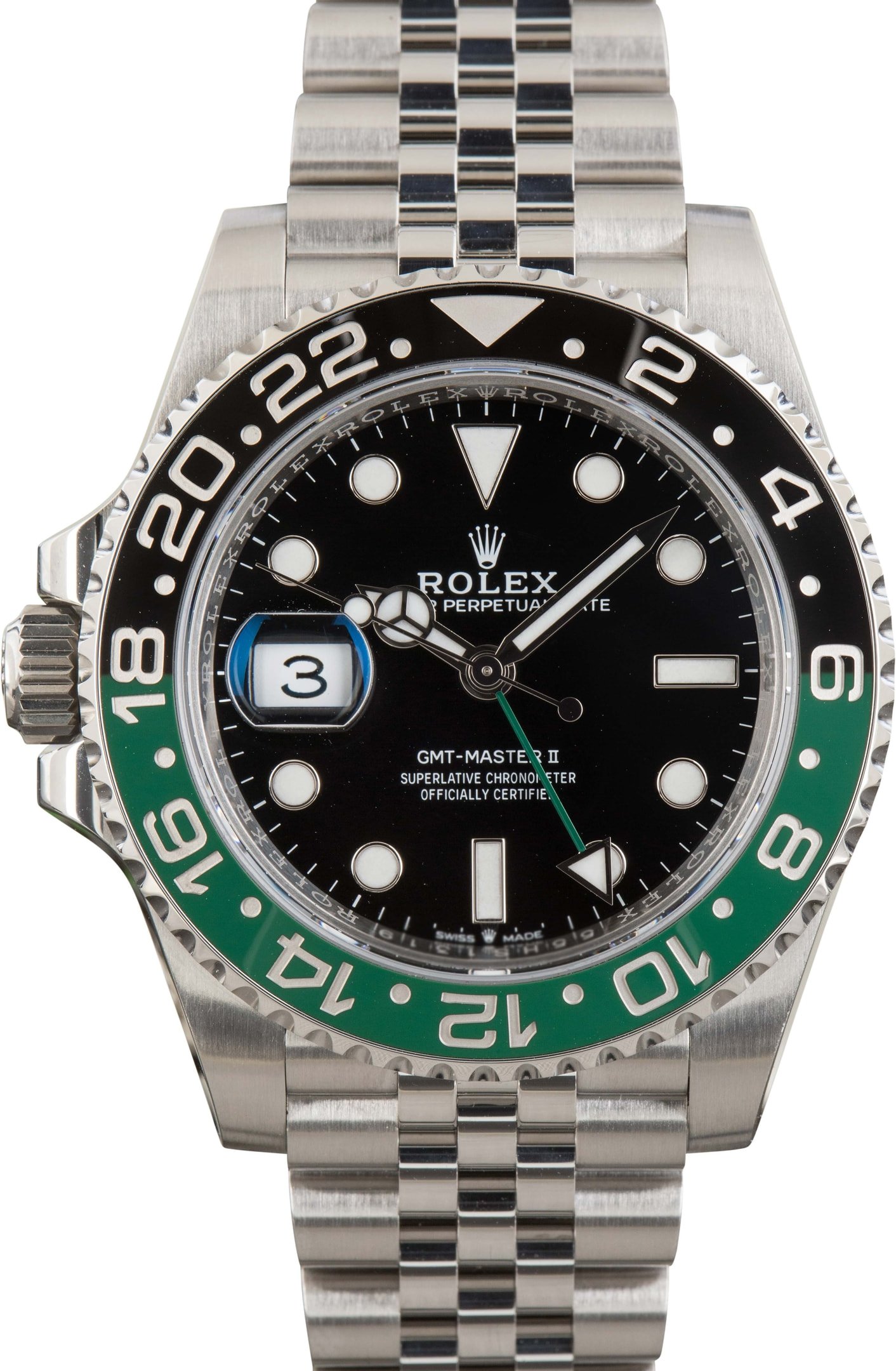 zUsed-Rolex-GMT-Master-II-126720-Black-Dial-SKU182665 Clean Factory Super Clone Rolex GMT-Master II 126720VTNR Sprite - Image 1