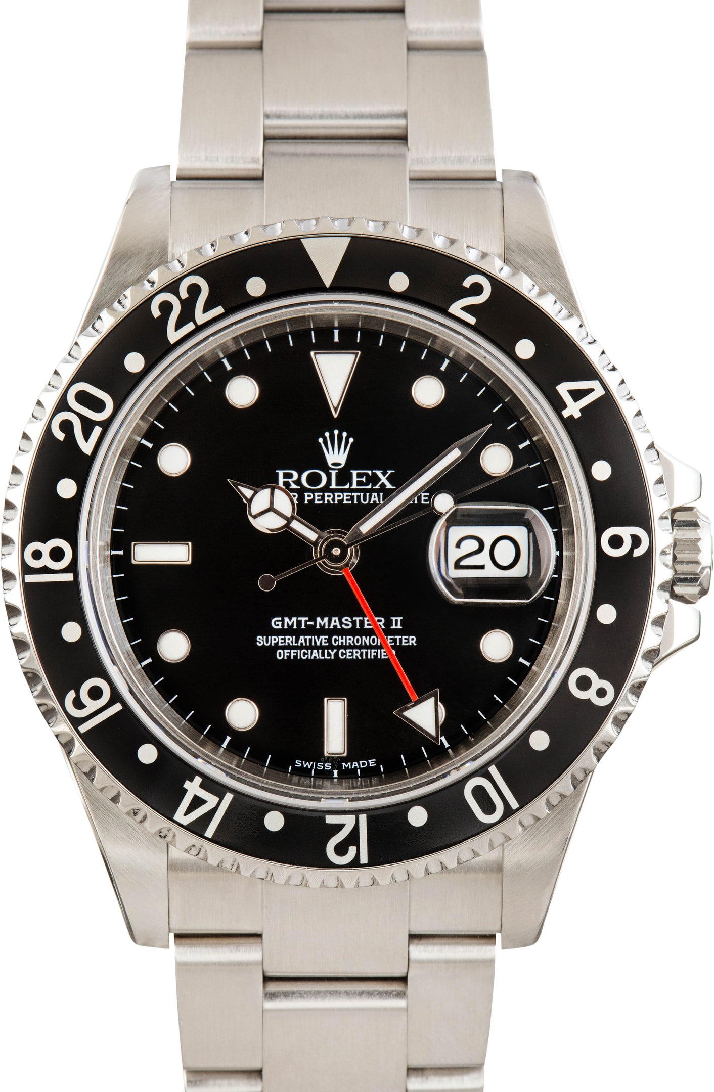 zUsed-Rolex-GMT-Master-II-16710-Black-Dial-SKU180678 Super Clone Rolex GMT-Master II 16710 Black Dial Clean Factory - Image 1