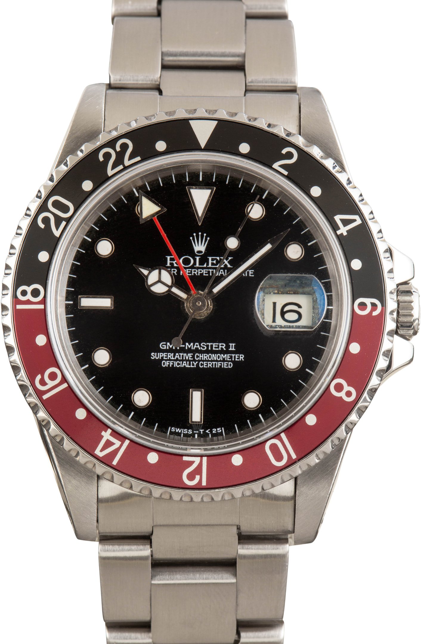 zUsed-Rolex-GMT-Master-II-16710-Black-Dial-SKU180939 Clean Factory Super Clone Rolex GMT-Master II 16710 Coke Bezel - Image 1