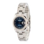 Super Clone Rolex Lady Datejust 179174 Blue Roman Dial 26mm - Image 3
