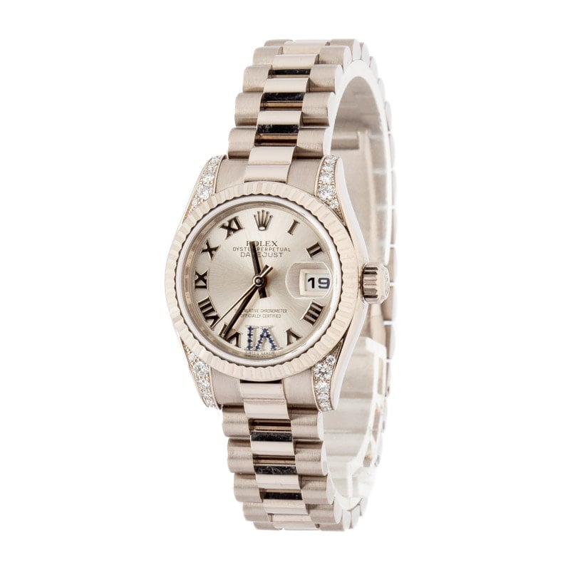 Clean Factory Super Clone Ladies Rolex Datejust 179239 White Gold